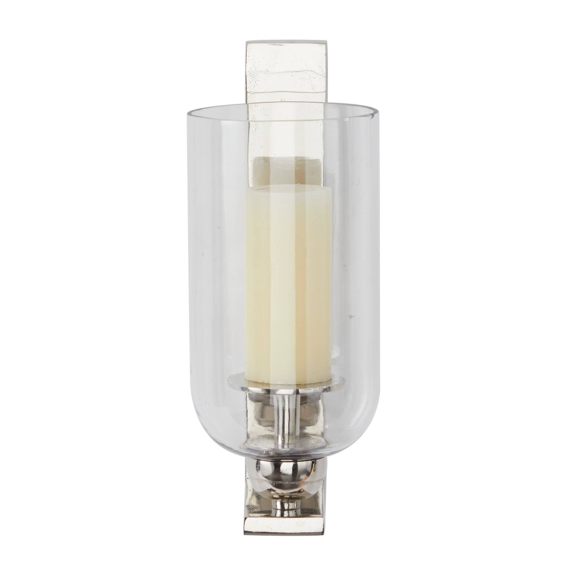 Silver Aluminum Modern Wall Sconce